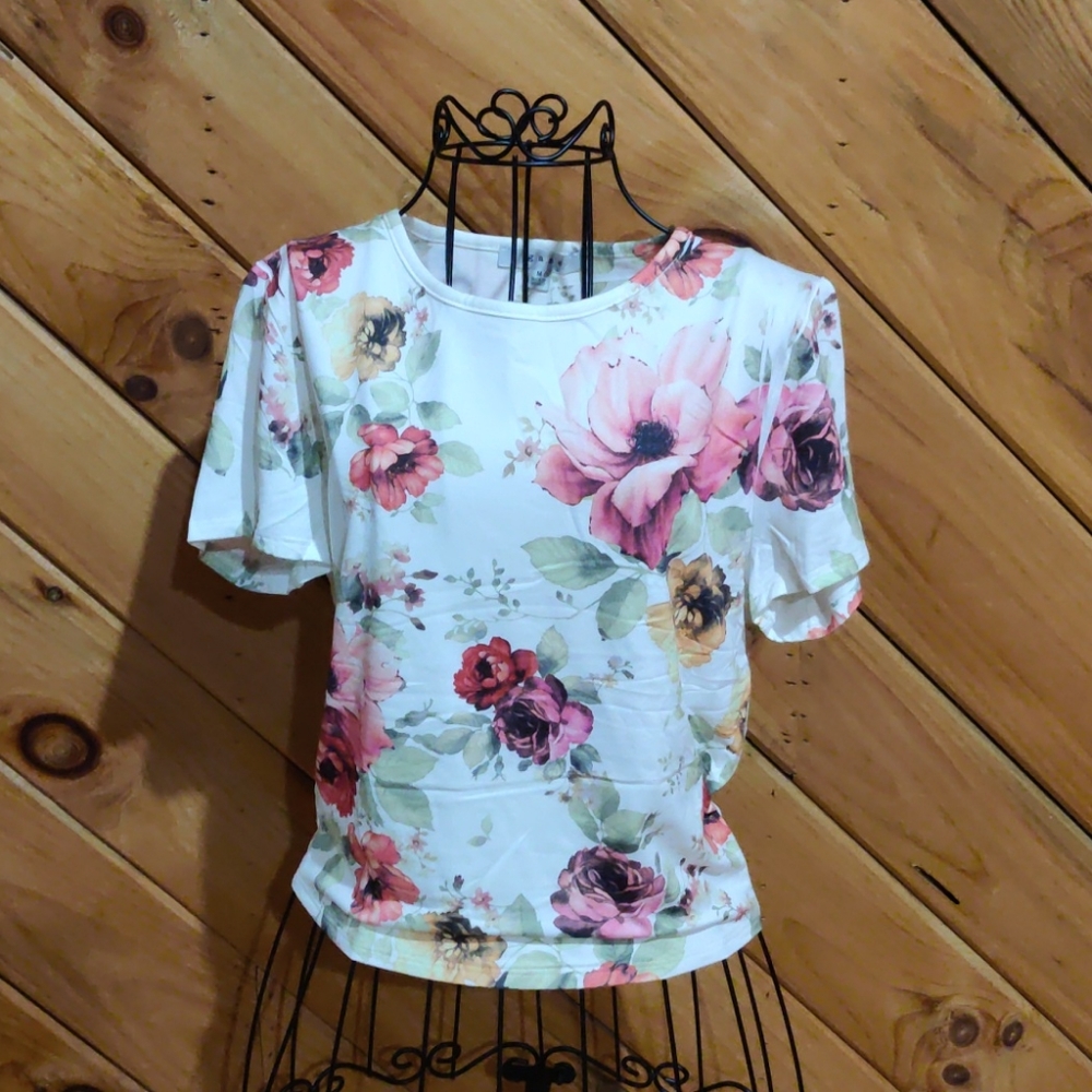 Gaze floral crop top